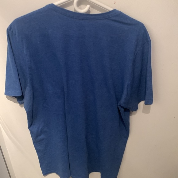 Nike Blue Athletic Cut 50/50 cotton blend tshirt SZ Large - Picture 4 of 4